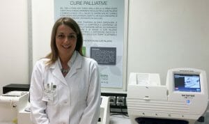 Maria Scatolini, responsabile del laboratorio di oncologia molecolare